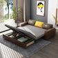 29 "Sofa contemporain de large Futon Grey Storage Tissu Sleeper Sleepa