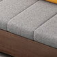 29 "Sofa contemporain de large Futon Grey Storage Tissu Sleeper Sleepa