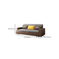 29 "Sofa contemporain de large Futon Grey Storage Tissu Sleeper Sleepa