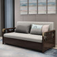 Métal contemporain Futon Sleeper Sofa Back Futon and Mattret