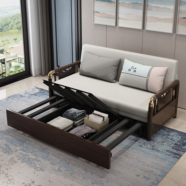 Métal contemporain Futon Sleeper Sofa Back Futon and Mattret