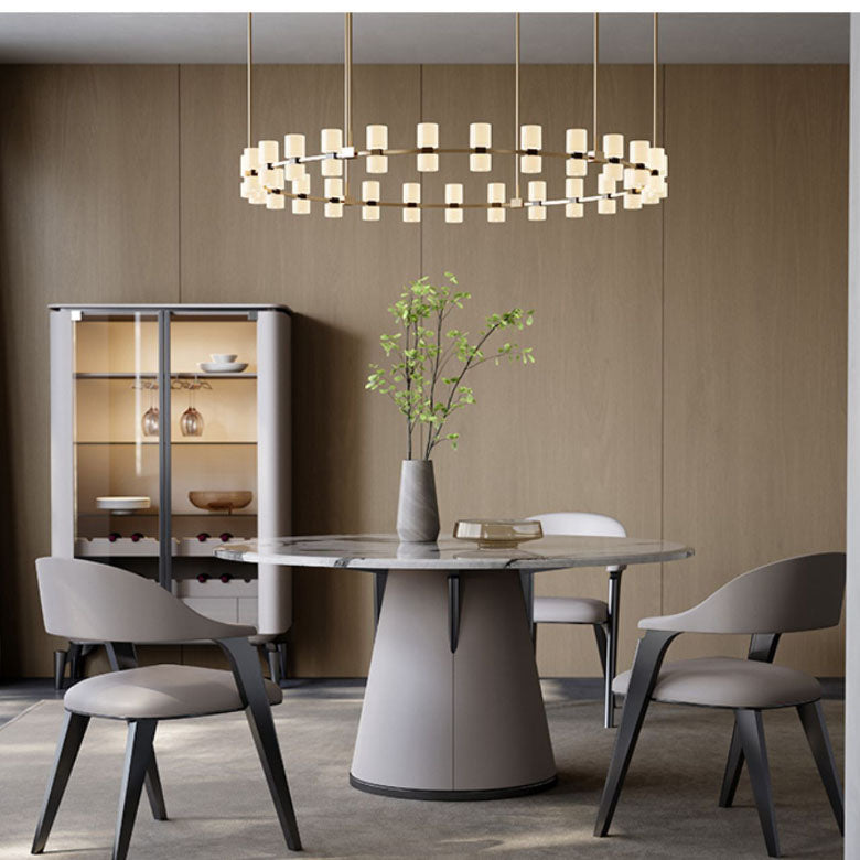 Industrial Style Arm Dining Chair Faux Leather Open Back Dining Chair for Bedroom Clearhalo 'Dining Chairs' 'Dining Tables & Seating' 'dining_chair' 'furn' 'furn_dining_chair' 'Furniture' 'Kitchen & Dining Furniture' 7240658