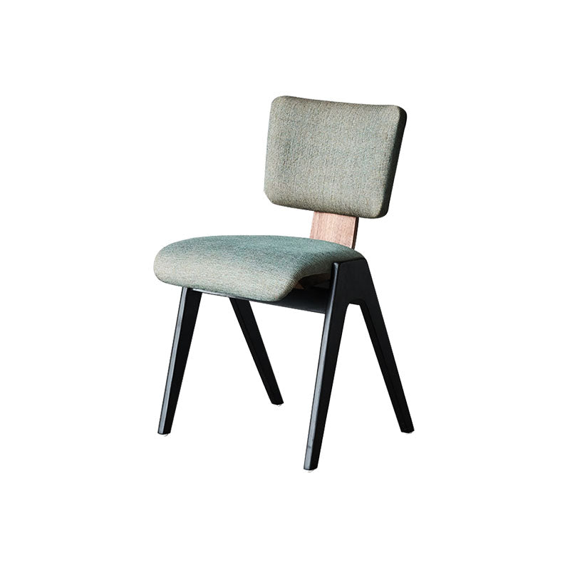 Industrieller Stil armloser Esstuhl Holzbasis offener Esstuhl für Schlafzimmer