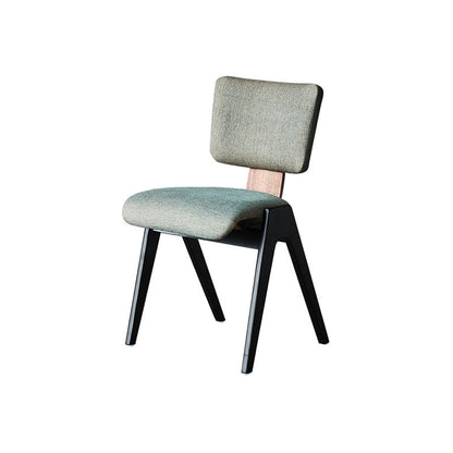 Industrieller Stil armloser Esstuhl Holzbasis offener Esstuhl für Schlafzimmer