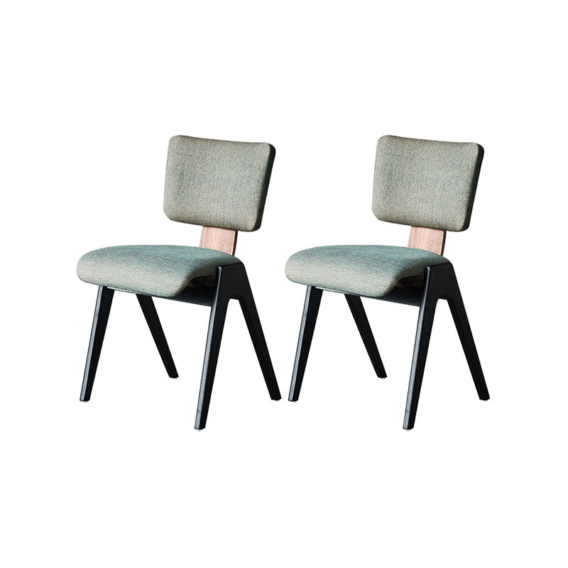 Industrieller Stil armloser Esstuhl Holzbasis offener Esstuhl für Schlafzimmer