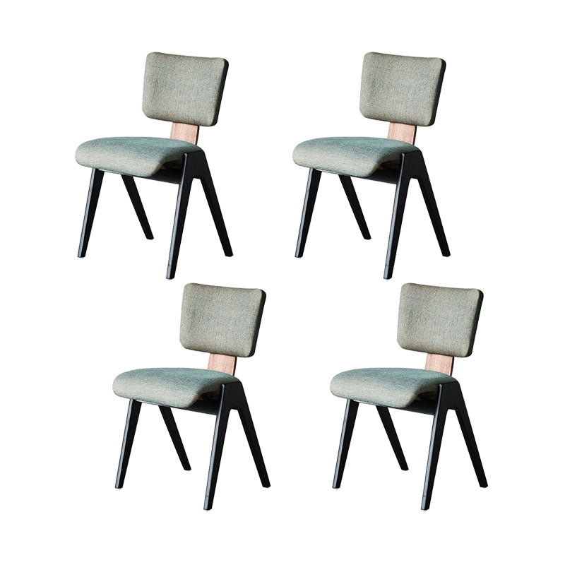 Industrieller Stil armloser Esstuhl Holzbasis offener Esstuhl für Schlafzimmer