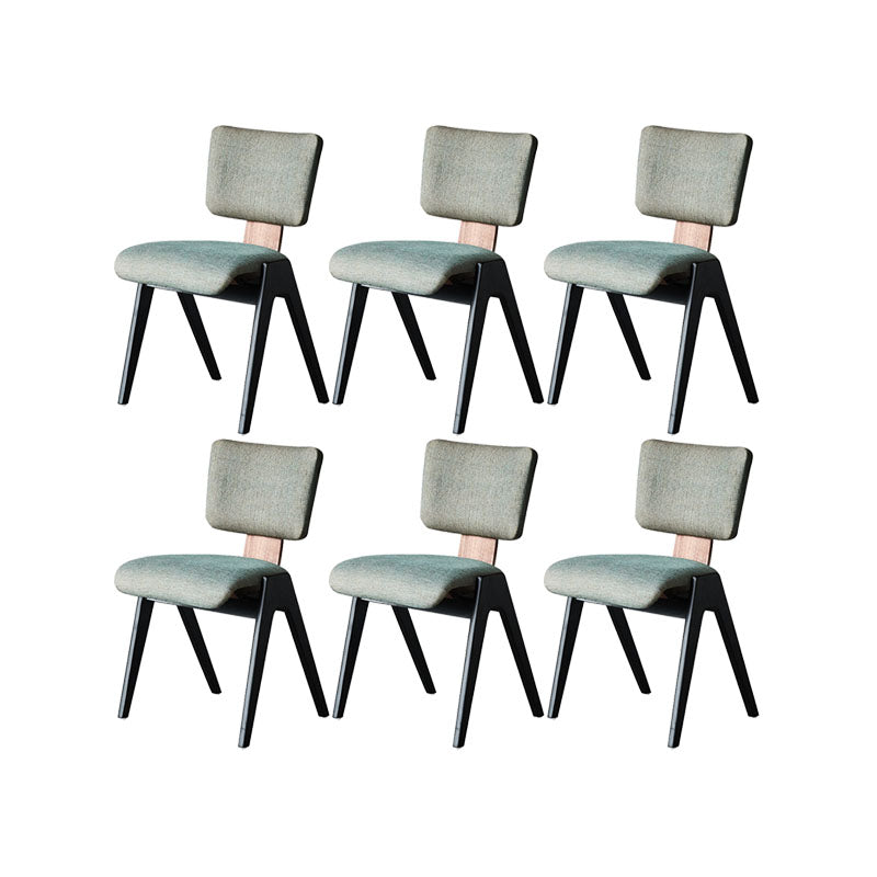 Industrieller Stil armloser Esstuhl Holzbasis offener Esstuhl für Schlafzimmer