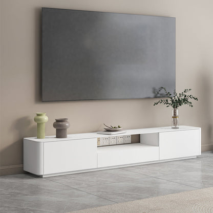 Modern TV Console Wooden Media Console TV Stand with Drawers 71"L x 16"W x 16"H Clearhalo 'furn' 'furn_tv_stands_entertainment_centers' 'Furniture' 'Living Room Furniture' 'TV Stands & Entertainment Centers' 'TV Stands & Media Storage Furniture' 'tv_stands_entertainment_centers' 7240888