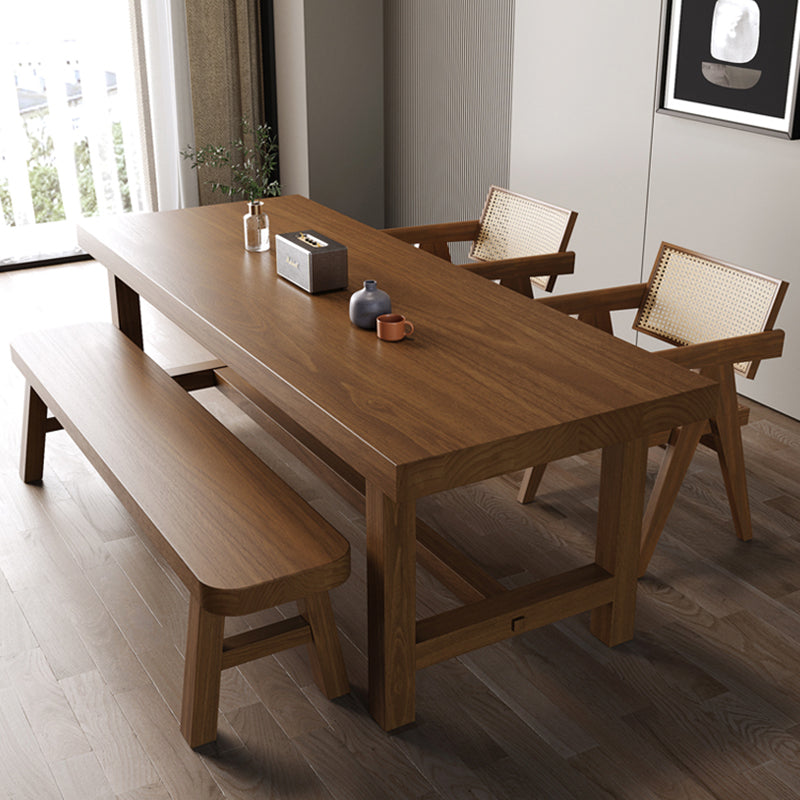 Modern Style Wooden Task Desk Rectangular Shape Office Desk with 4 Legs Clearhalo 'furn' 'furn_office_desk' 'Furniture' 'Office Desks' 'Office Furniture' 'office_desk' 7240982