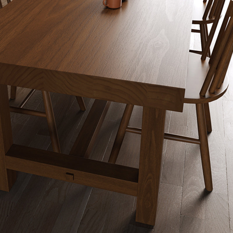 Modern Style Wooden Task Desk Rectangular Shape Office Desk with 4 Legs Clearhalo 'furn' 'furn_office_desk' 'Furniture' 'Office Desks' 'Office Furniture' 'office_desk' 7240988