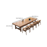 Modern Wooden Task Desk Rectangular Shape Office Desk with 4 Legs