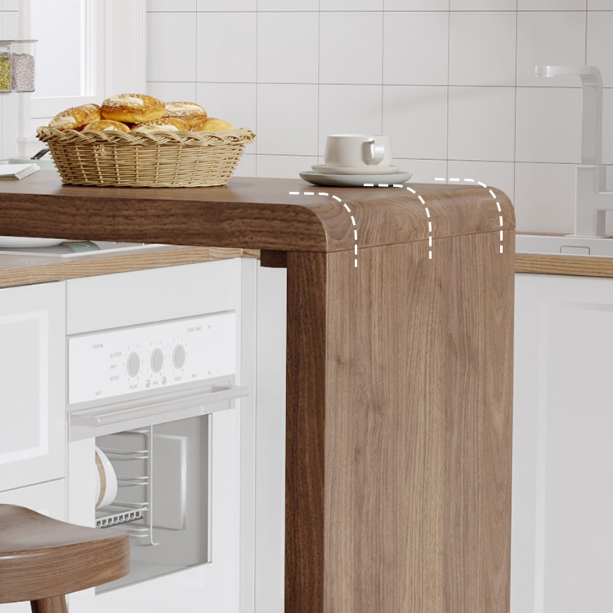 Juego de mesa de Bar y Pub de madera maciza de pino, mesa de Bar rectangular de 1/3 Uds. Y taburetes sin respaldo