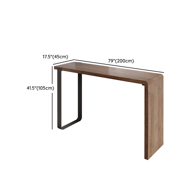 Juego de mesa de Bar y Pub de madera maciza de pino, mesa de Bar rectangular de 1/3 Uds. Y taburetes sin respaldo