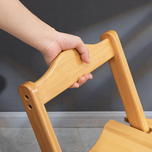 Contemporary Indoor Bar Stools Wooden Folding Low Back Stool