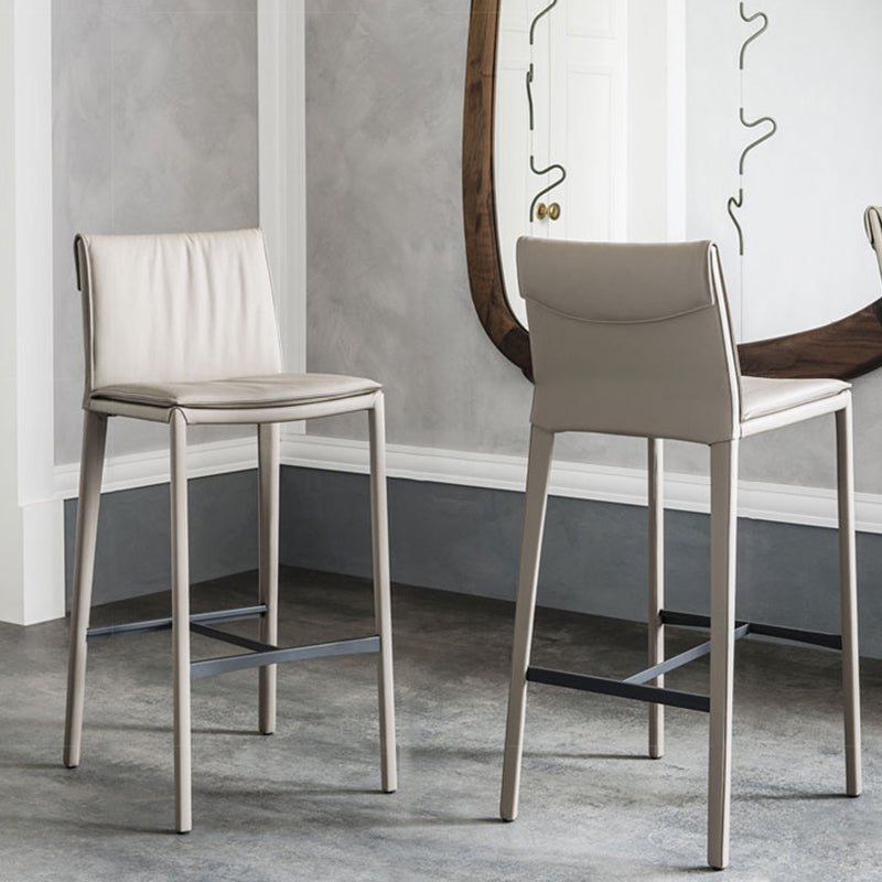 Sgabelli da bar rettangolo di sgabelli in metallo in stile nordico per soggiorno