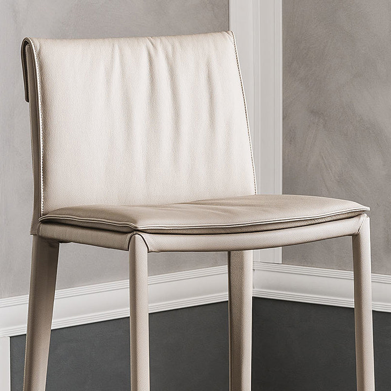 Sgabelli da bar rettangolo di sgabelli in metallo in stile nordico per soggiorno