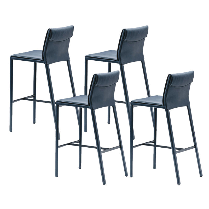 Sgabelli da bar rettangolo di sgabelli in metallo in stile nordico per soggiorno