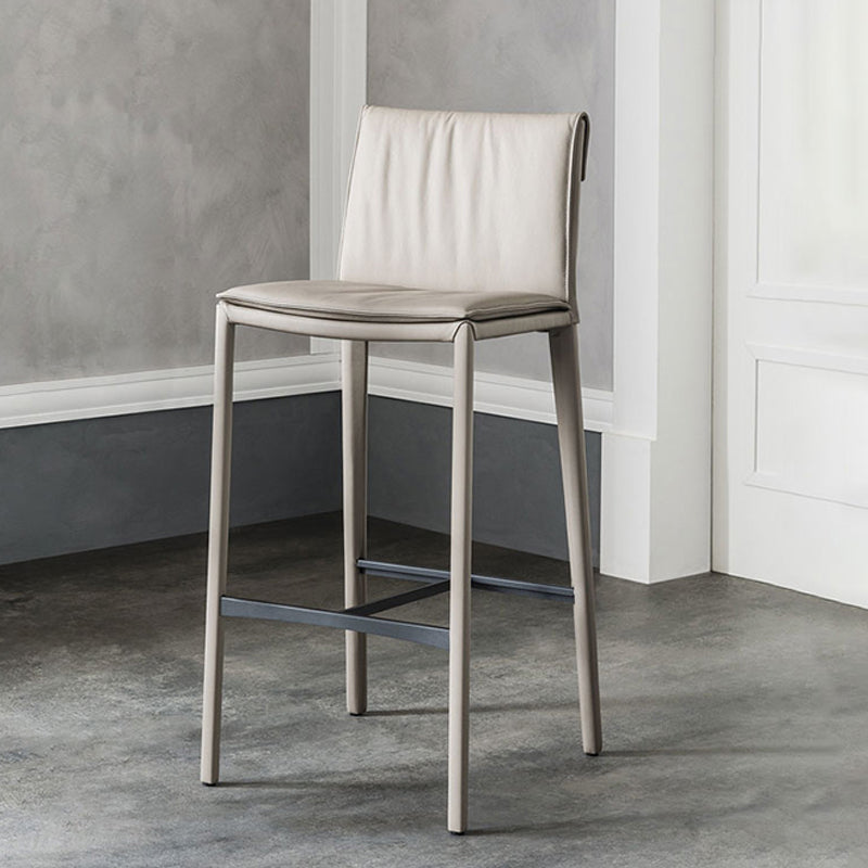 Sgabelli da bar rettangolo di sgabelli in metallo in stile nordico per soggiorno