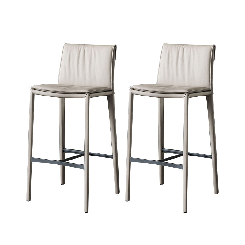 Sgabelli da bar rettangolo di sgabelli in metallo in stile nordico per soggiorno