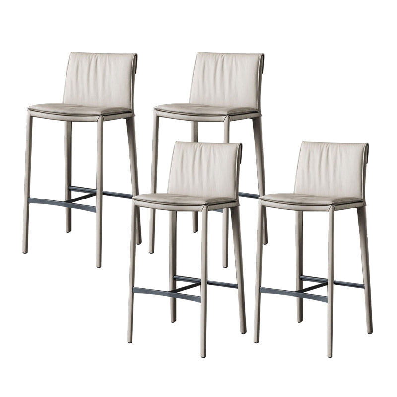 Sgabelli da bar rettangolo di sgabelli in metallo in stile nordico per soggiorno