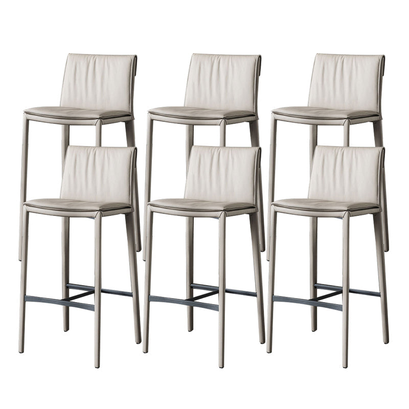 Sgabelli da bar rettangolo di sgabelli in metallo in stile nordico per soggiorno