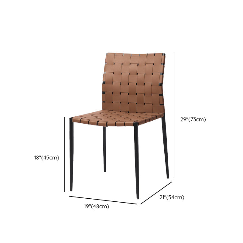 Faux Leather Bar Stools Low Back Dining Stools with Metal Base Clearhalo 'Bar Furniture' 'Bar Stools' 'bar_stools' 'furn' 'furn_bar_stools' 'Furniture' 'Kitchen & Dining Furniture' 7244175