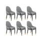 Faux Leather Dining Chairs Modern Parsons Arm Chair with Wood Legs