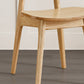 Sillas de comedor de madera sólida silla de comedor de espalda de estilo industrial