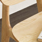 Sillas de comedor de madera sólida silla de comedor de espalda de estilo industrial