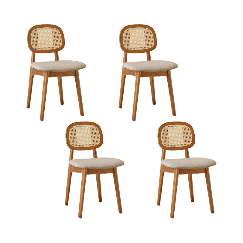 Sillas de comedor de madera sólida silla de comedor de espalda de estilo industrial