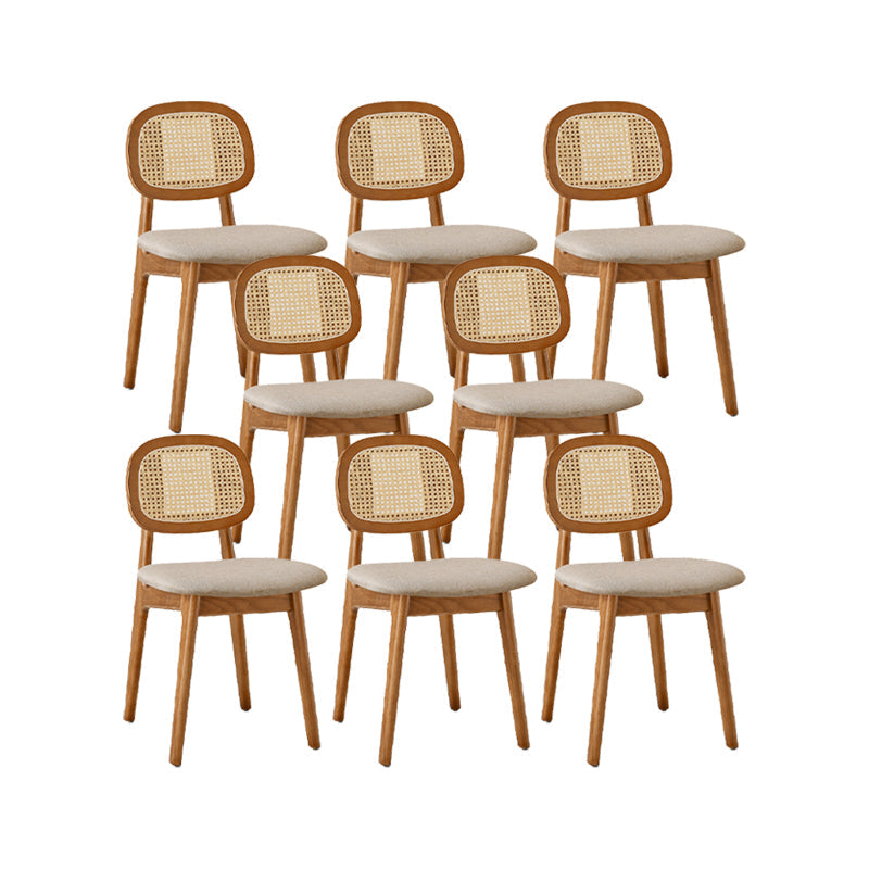 Sillas de comedor de madera sólida silla de comedor de espalda de estilo industrial