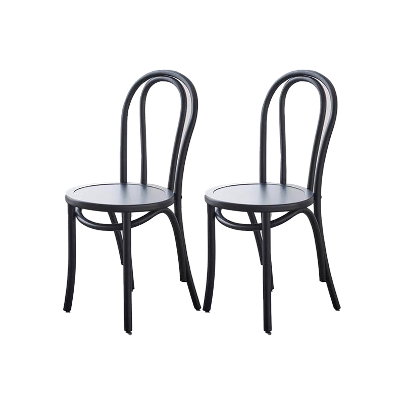 Industriële keuken eetstoelen vaste houten windsor achterkant stoel