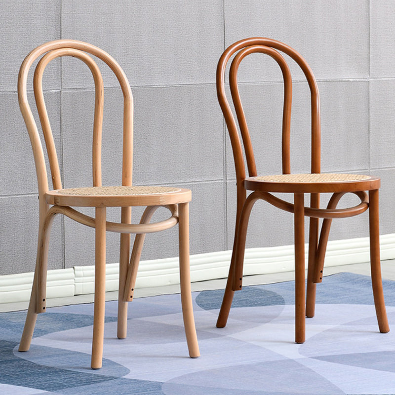 Industriële keuken eetstoelen vaste houten windsor achterkant stoel