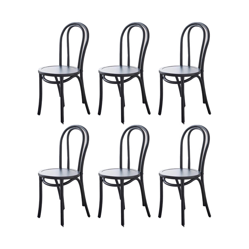 Industriële keuken eetstoelen vaste houten windsor achterkant stoel