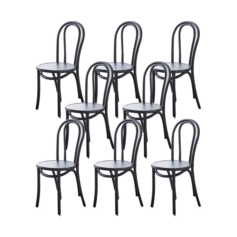 Industriële keuken eetstoelen vaste houten windsor achterkant stoel