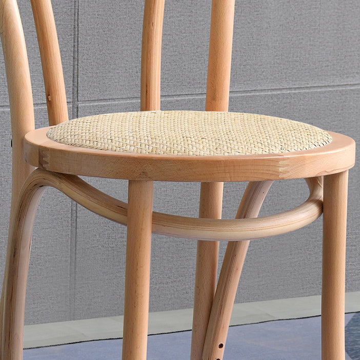 Industriële keuken eetstoelen vaste houten windsor achterkant stoel