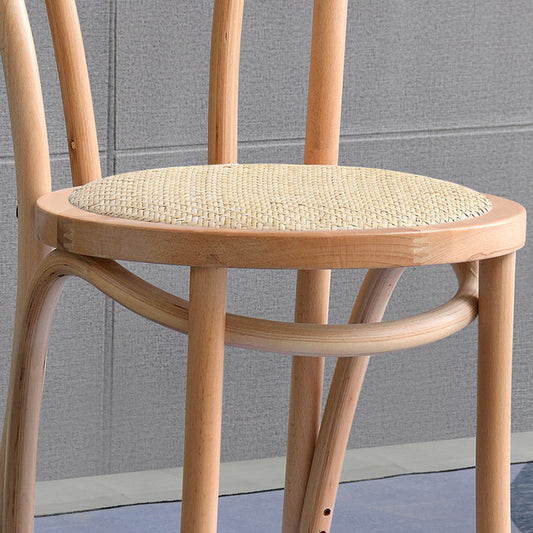 Industrial Kitchen Dining Chairs Solid Wood Windsor Back Side Chair