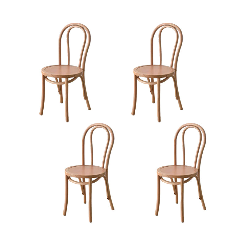 Industriële keuken eetstoelen vaste houten windsor achterkant stoel
