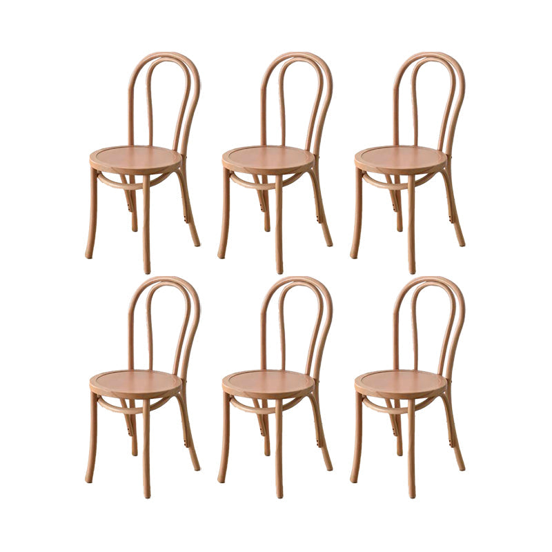 Industriële keuken eetstoelen vaste houten windsor achterkant stoel