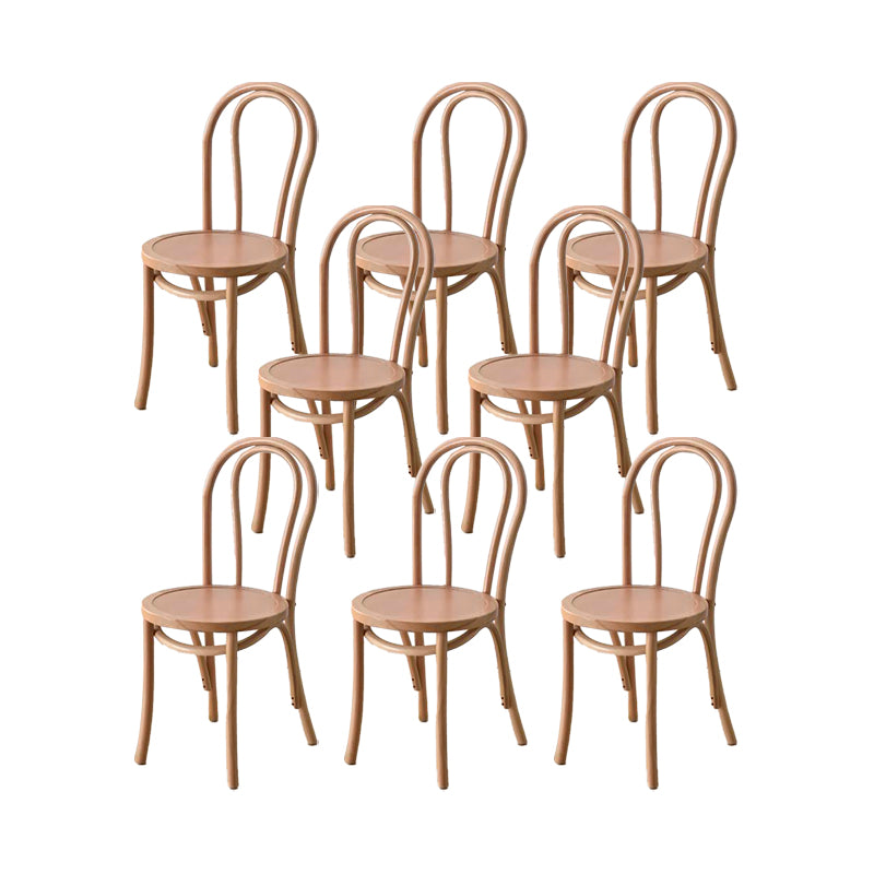 Industriële keuken eetstoelen vaste houten windsor achterkant stoel