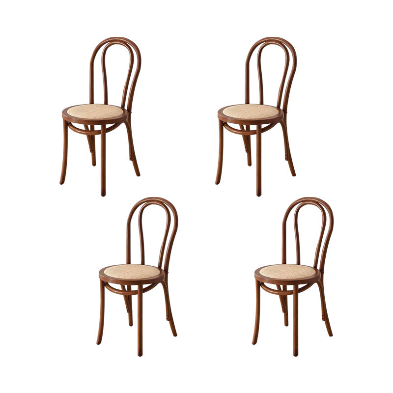 Industriële keuken eetstoelen vaste houten windsor achterkant stoel