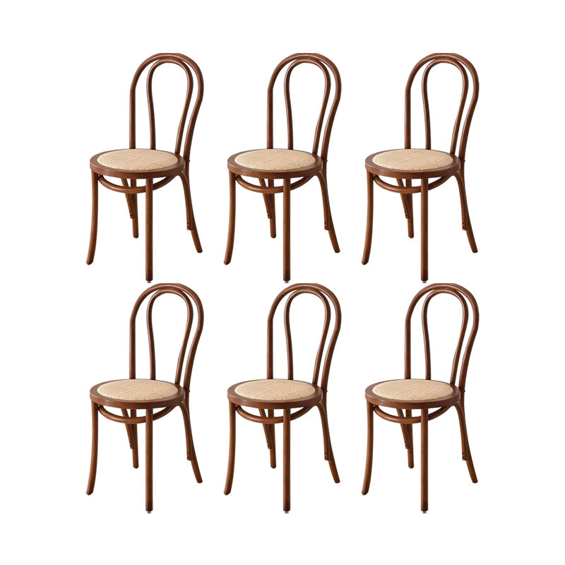 Industriële keuken eetstoelen vaste houten windsor achterkant stoel