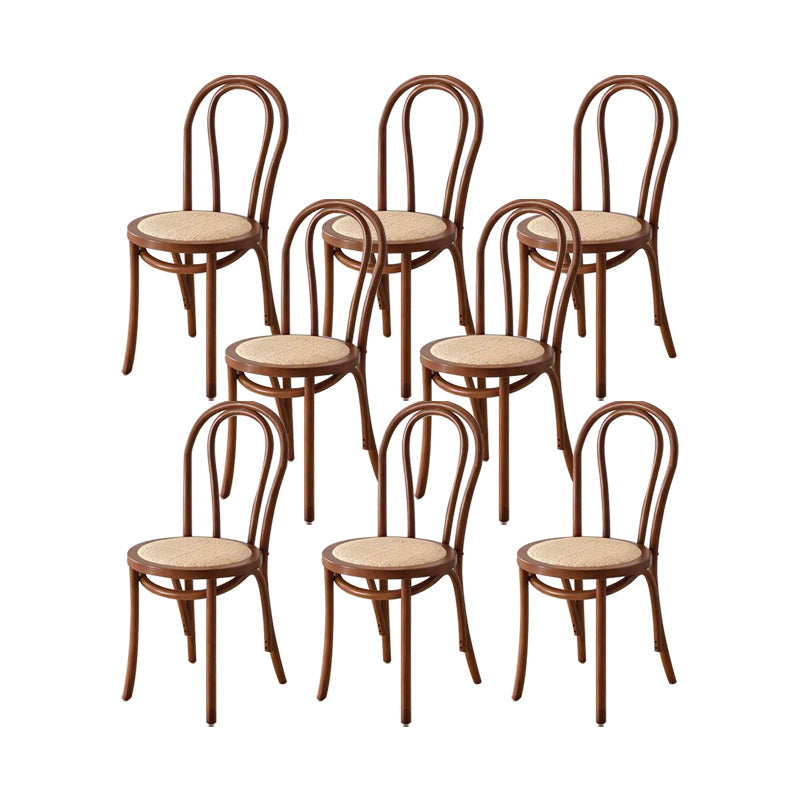 Industriële keuken eetstoelen vaste houten windsor achterkant stoel