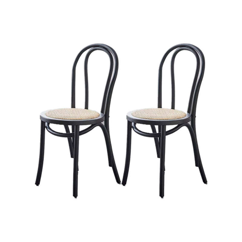 Industriële keuken eetstoelen vaste houten windsor achterkant stoel