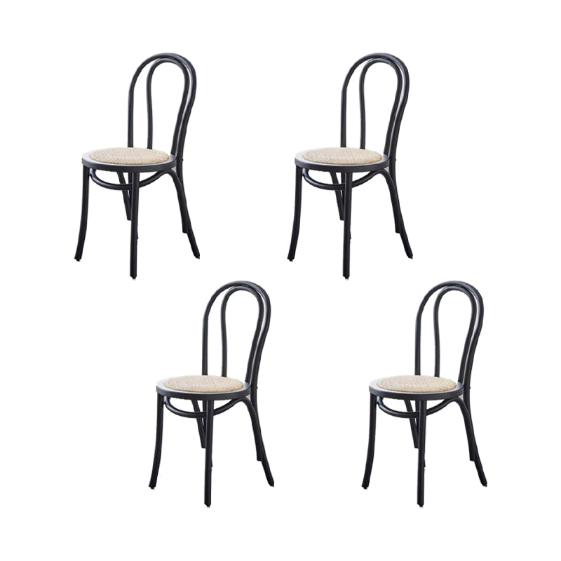 Industriële keuken eetstoelen vaste houten windsor achterkant stoel