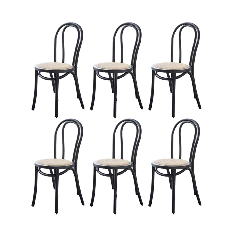 Industriële keuken eetstoelen vaste houten windsor achterkant stoel