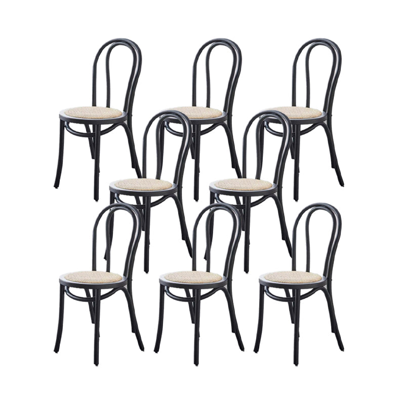 Industriële keuken eetstoelen vaste houten windsor achterkant stoel