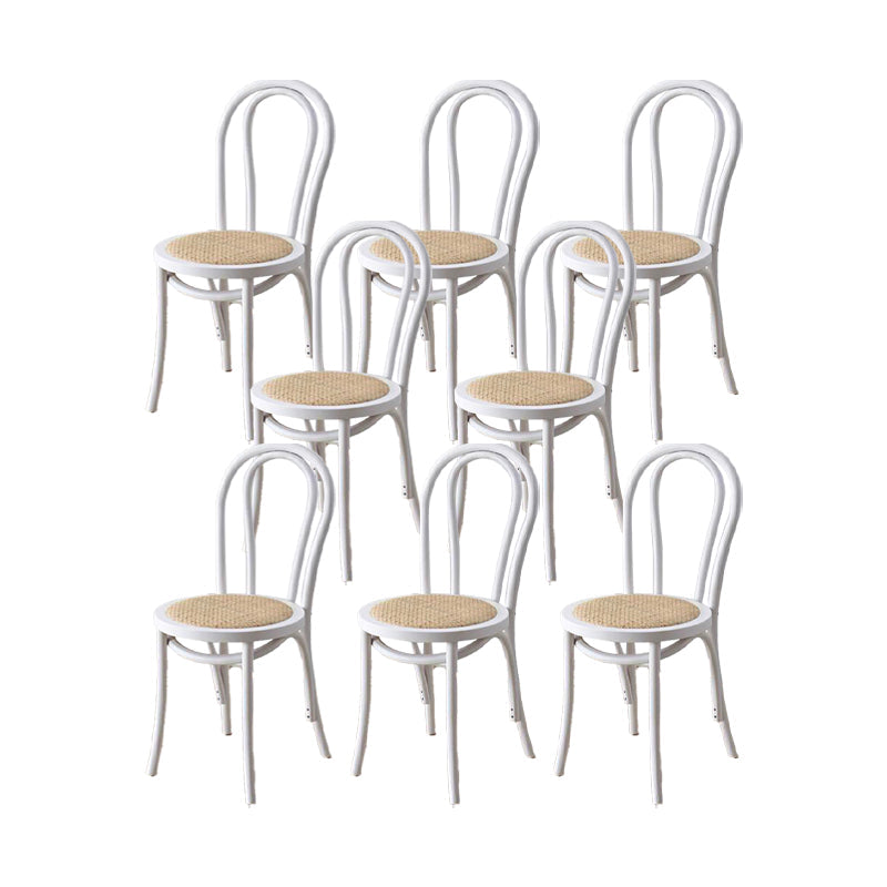 Industriële keuken eetstoelen vaste houten windsor achterkant stoel