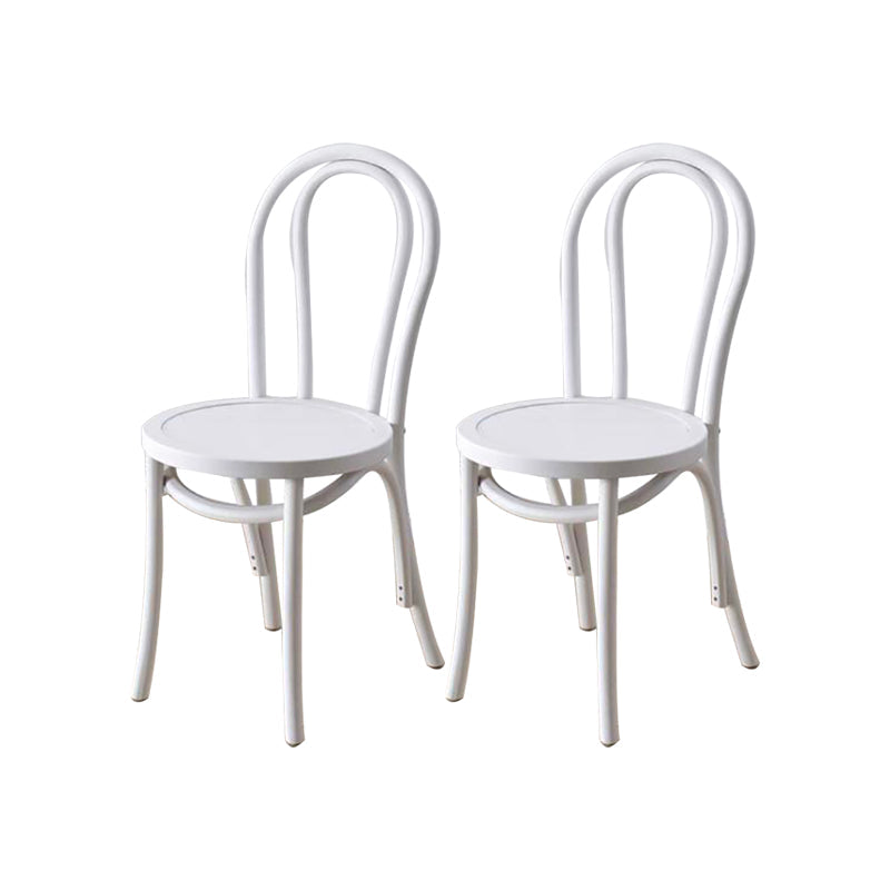 Industriële keuken eetstoelen vaste houten windsor achterkant stoel