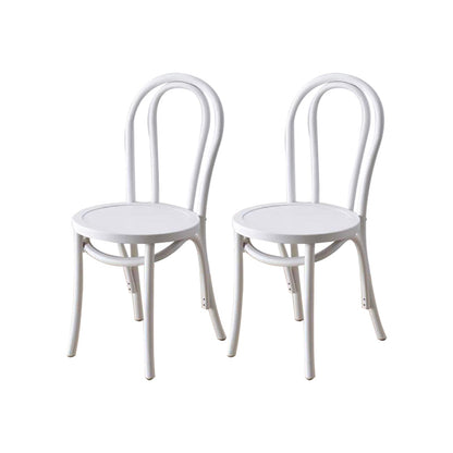 Industriële keuken eetstoelen vaste houten windsor achterkant stoel